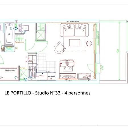Le Portillo - Piscine - Pour 4 Personnes Mae-5293